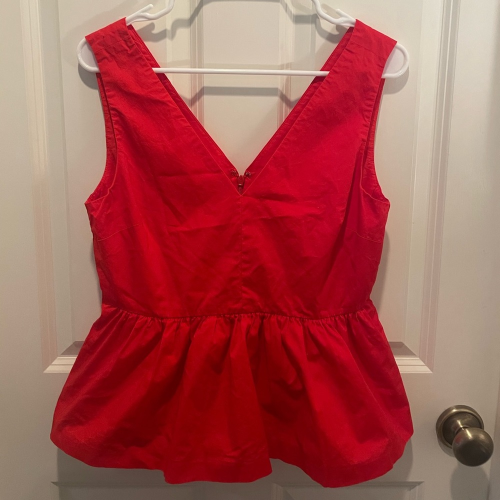 J Crew Peplum Top